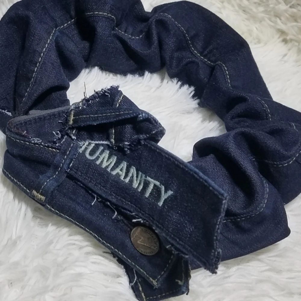 TASTY RAW EDGE DENIM HEADBANZ- 
